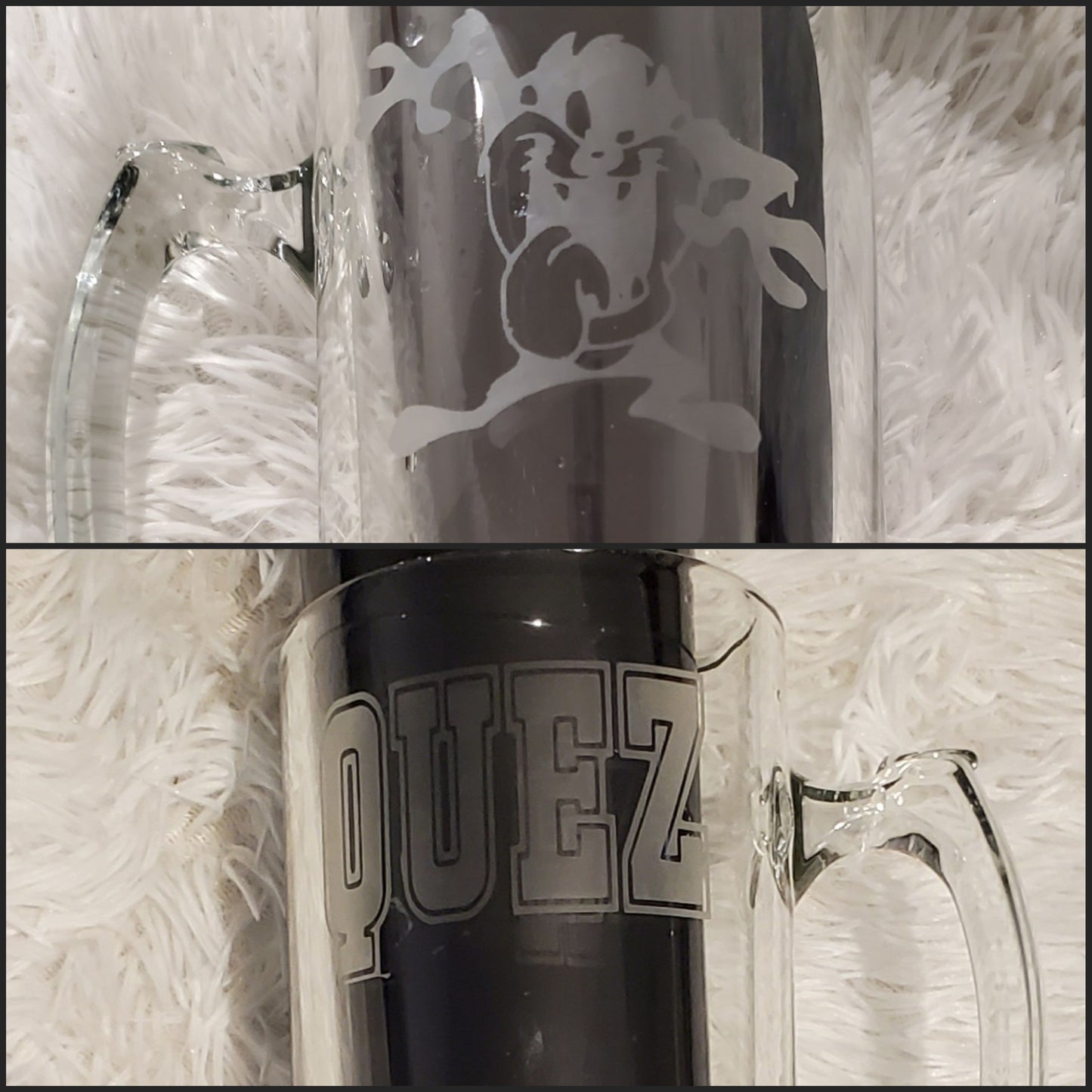 Etched Glass Drinkware