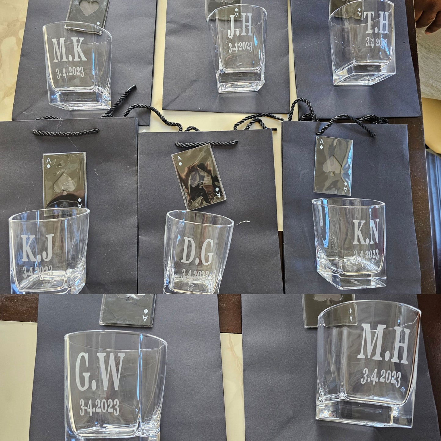 Etched Glass Drinkware