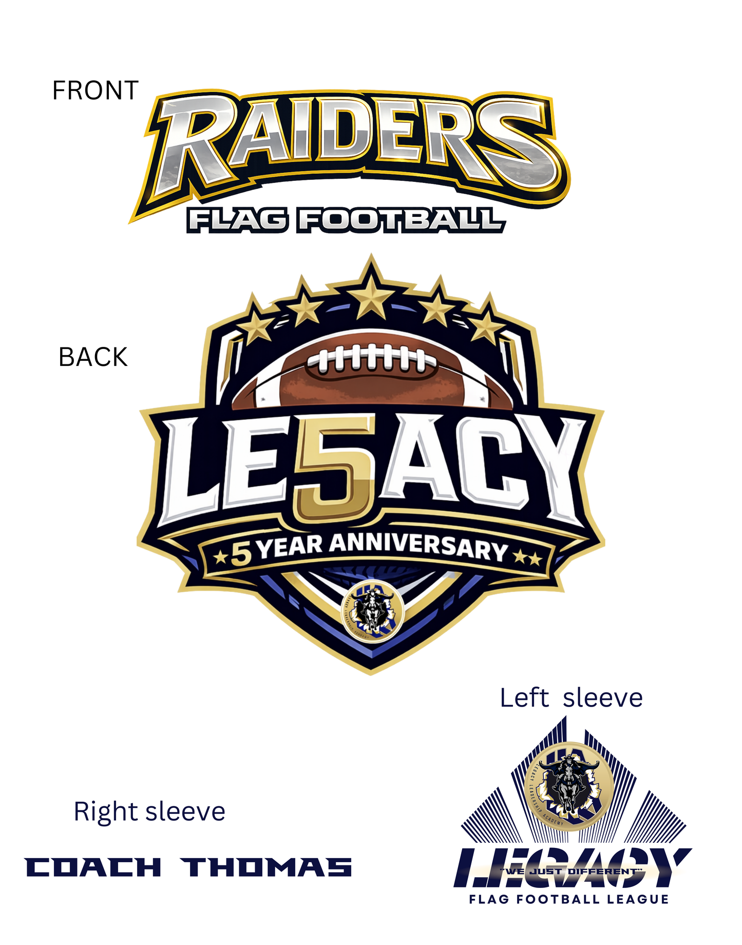 2025 Spring Legacy Coaches Shirts