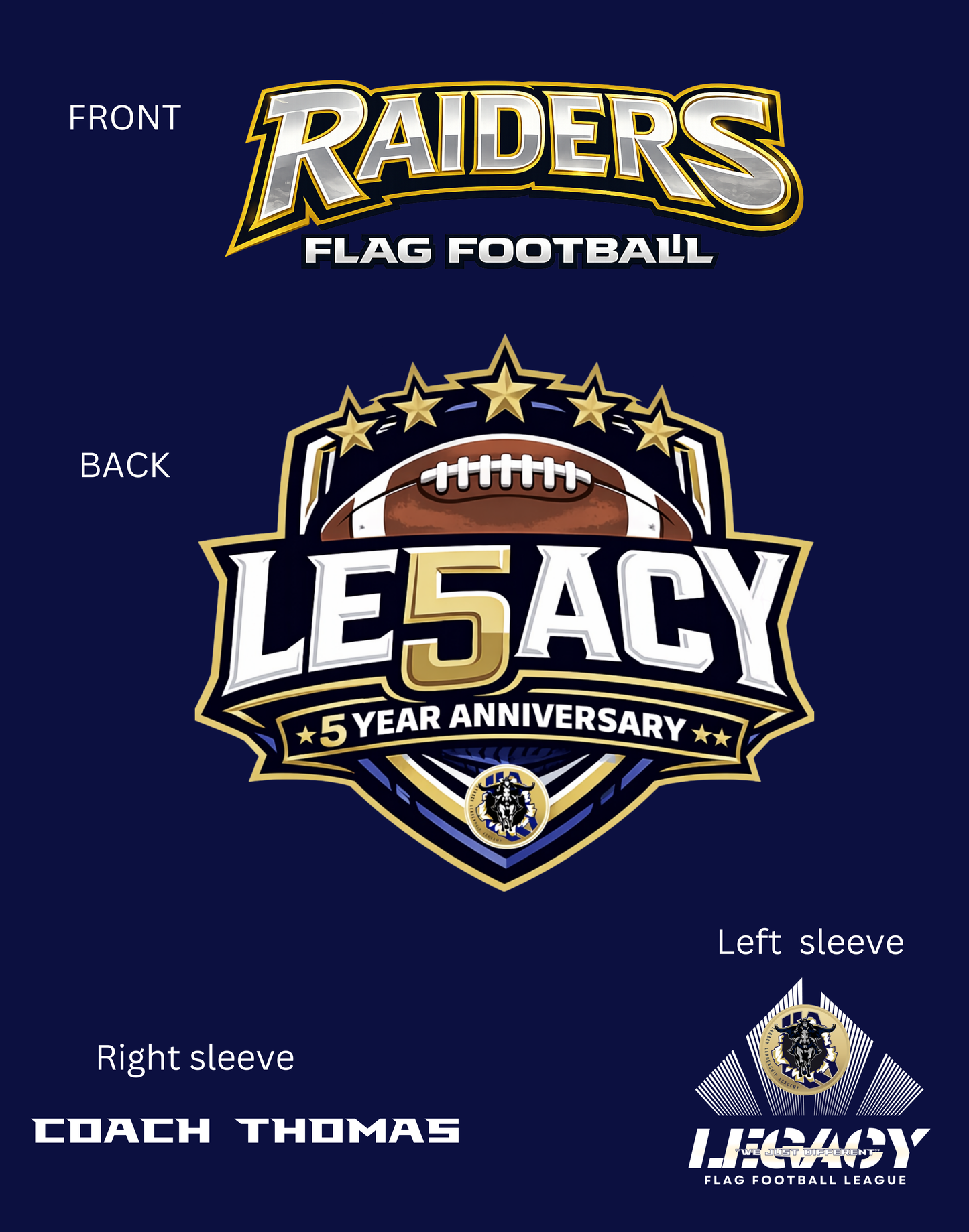 2025 Spring Legacy Coaches Shirts