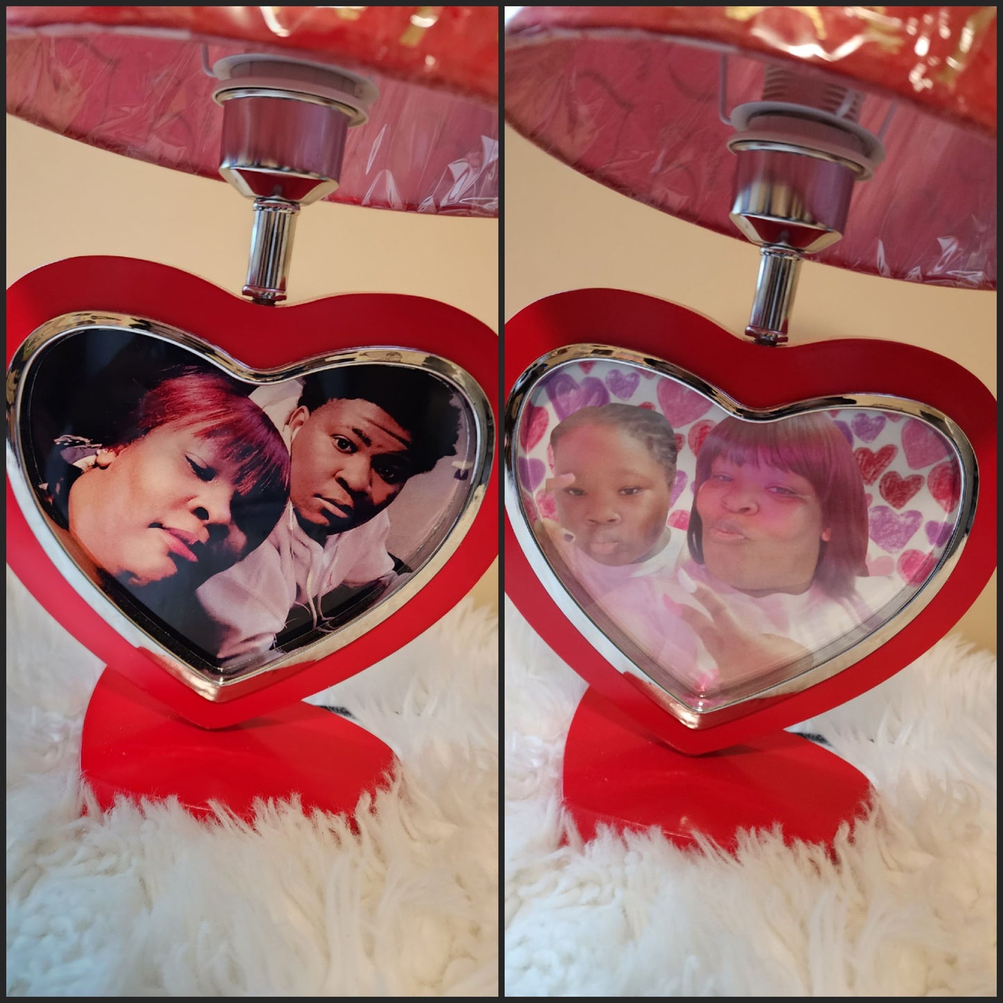 Double side Heart lamps